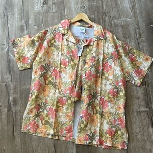 Kulani Kinis Pina Colada Relaxed Linen Summer Pool Set Island Vibes Med XL NWT